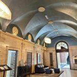 The lobby at The Magnolia Hotel, things to do in Omaha.