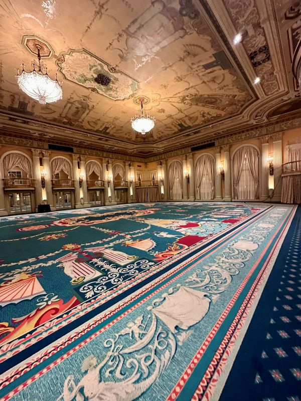 The Crystal Ballroom at the Biltmore, a haunted LA hotel.