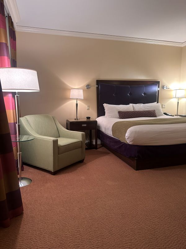 A guest room in The Alluvian Hotel in Greenwood, Mississippi.