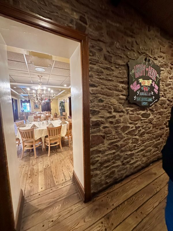 The oldest room in the Plumsteadville tavern dating back to 1715, Philadelphia off the beaten path,