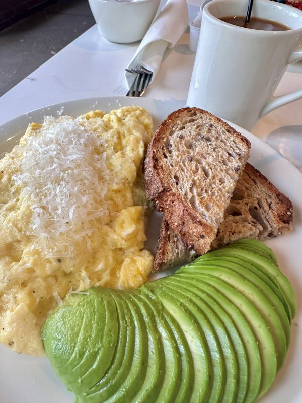 Breakfast at Briarpatch in Winterpark Florida.